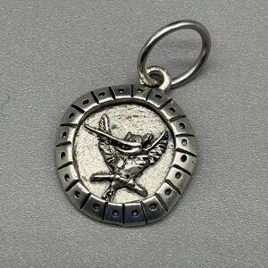 Disney Pocahontas Flit Hummingbird Pewter Charm Pendant Vintage 1990s